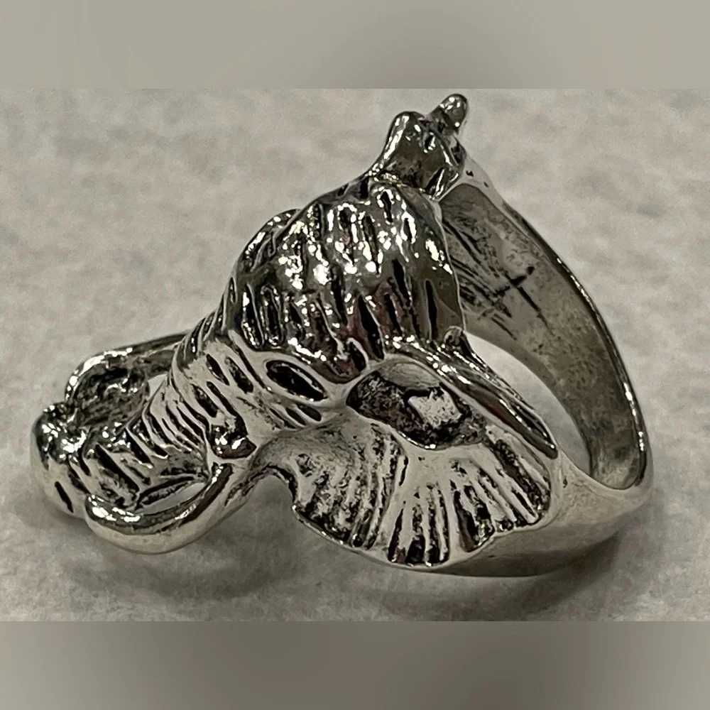 Silver Elephant Men’s Ring Size - 9 / Nickel - Picture 3 of 8